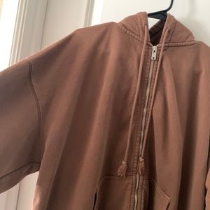 BROWN OVERSIZED HOODIE